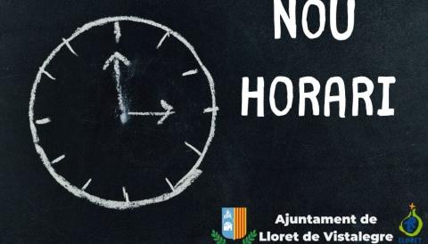 Nou horari