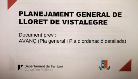 Avanç del planejament urbanístic de Lloret